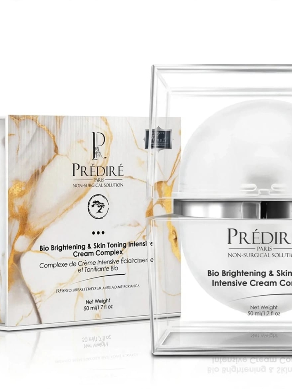 Prédiré Paris Bio Brightening & Skin Toning Intensive Cream — White